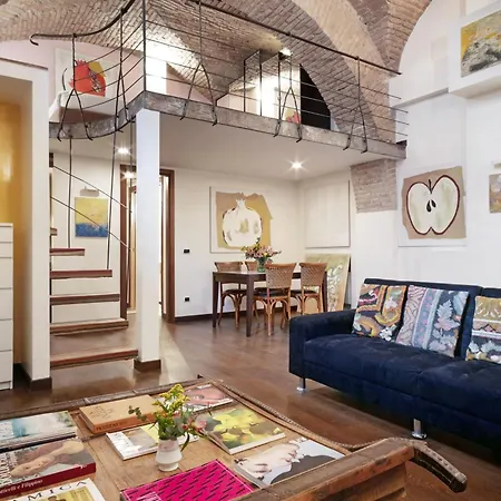 Trasteverehome - Artists Loft With Private Parking In Trastevere 別荘
